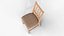 Wooden Dining Chair 3D Model - Realistic Furniture Asset for Interior Design  Games and Visualizatio 3D