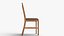 Wooden Dining Chair 3D Model - Realistic Furniture Asset for Interior Design  Games and Visualizatio 3D