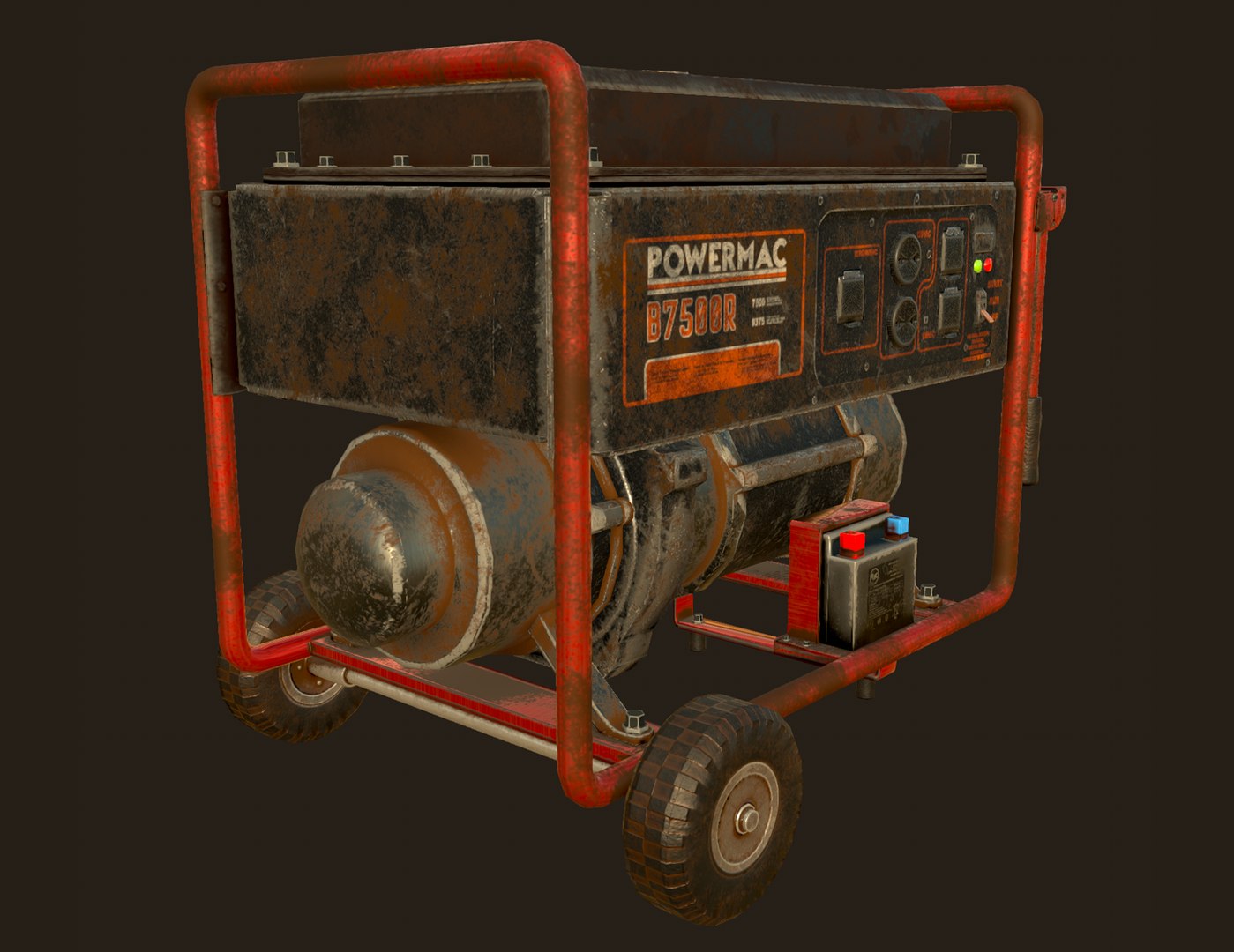 3D Ready Power Generator - - TurboSquid 1348317
