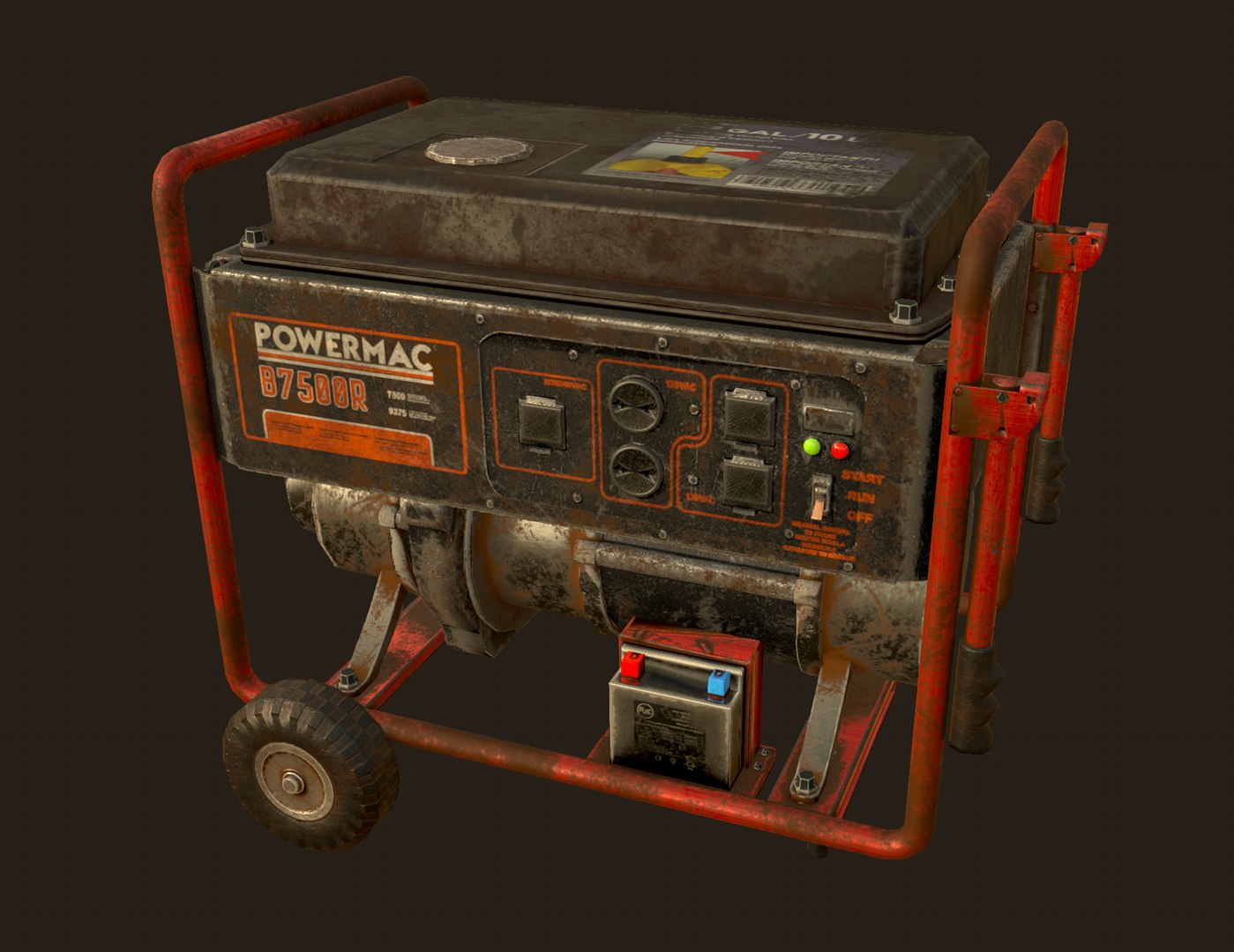 3D Ready Power Generator - - TurboSquid 1348317