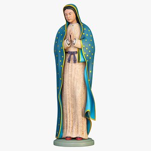 Our Lady of Guadalupe Statue 3D model
