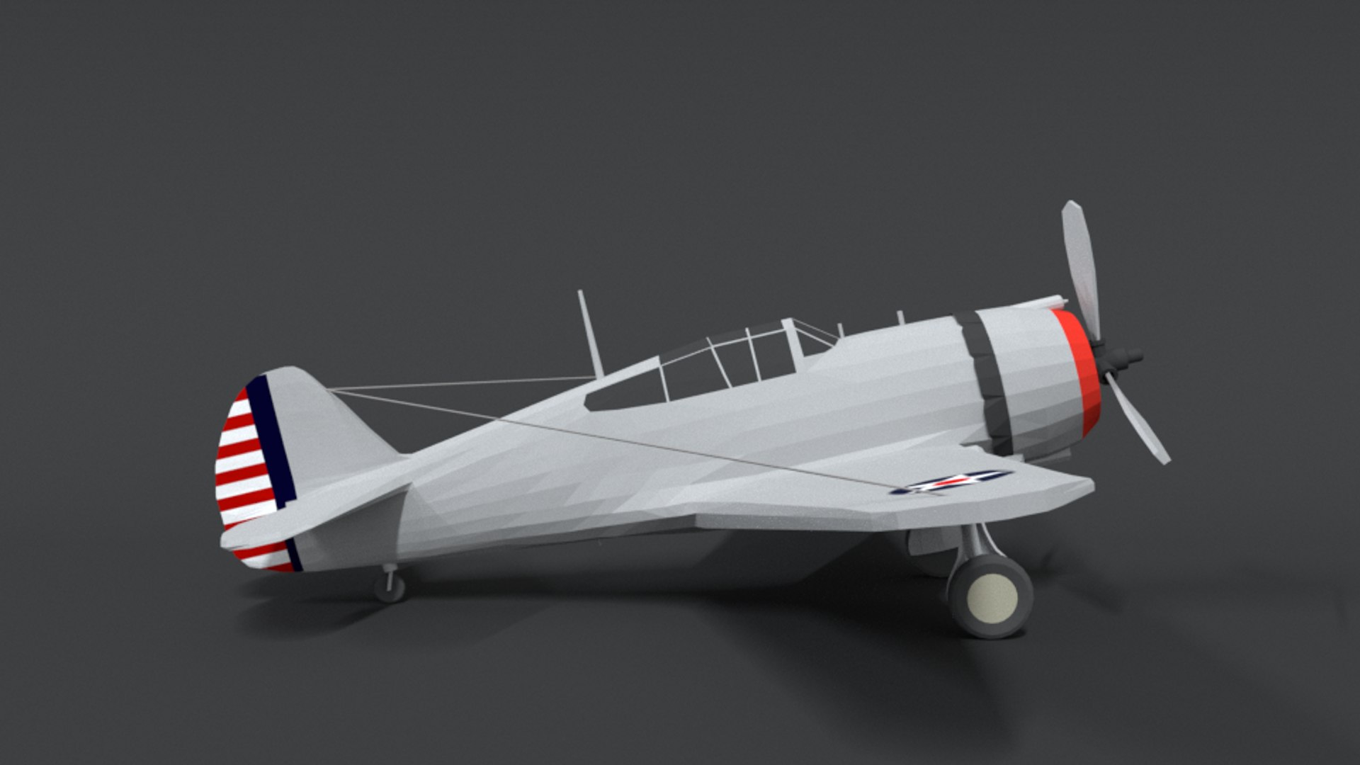 Curtiss P 36 Hawk Model - TurboSquid 1549338