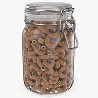 Whole Elbow Macaroni Jar