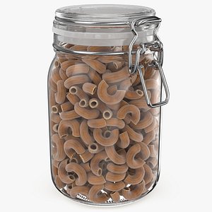 Whole Elbow Macaroni Jar