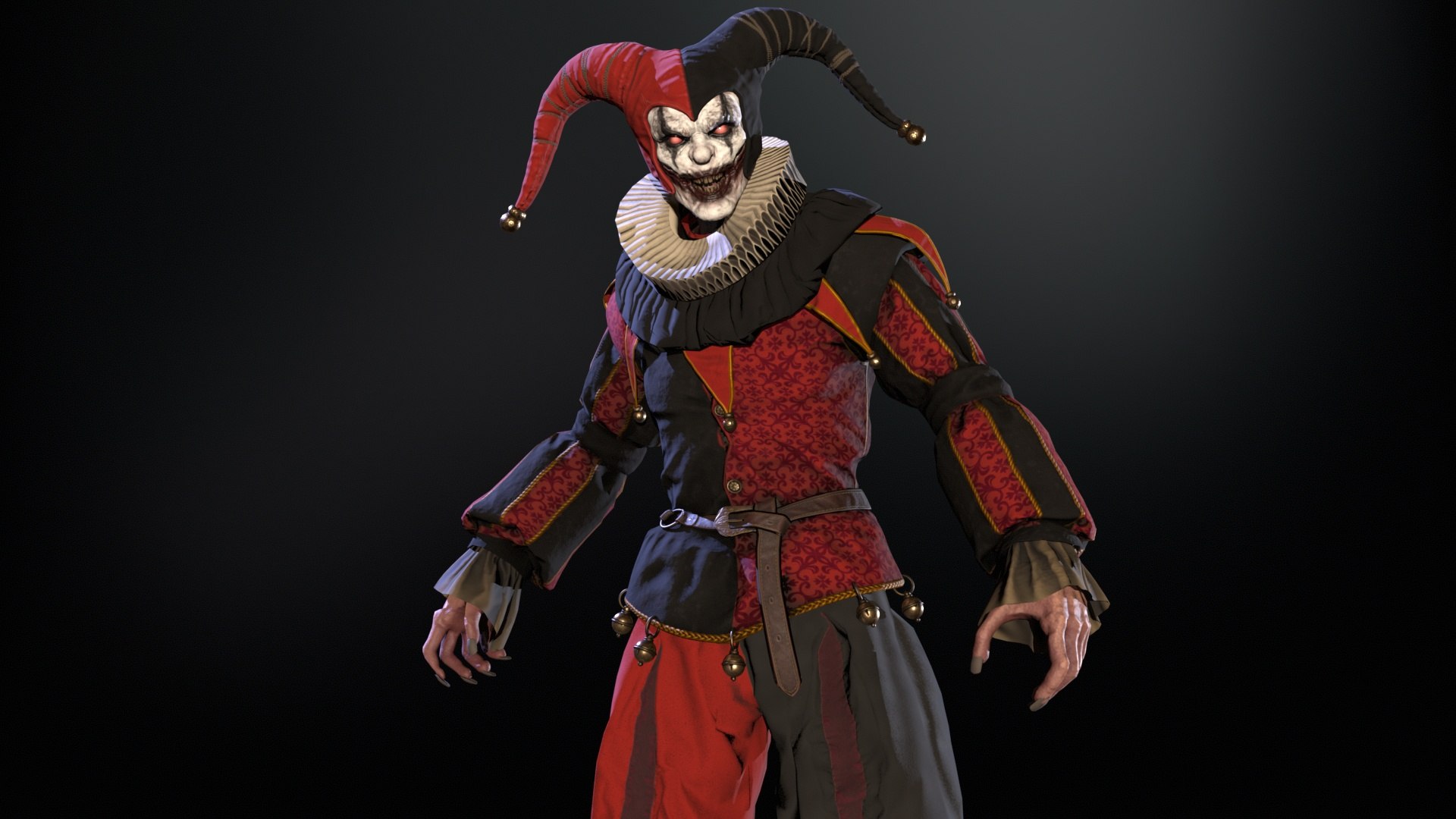 3D Model Clown Jester - TurboSquid 2254428