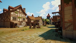 3D Medieval Modular Kit
