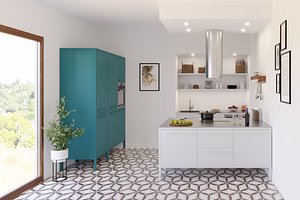 3D Mini Kitchen - Fantin Frame Kitchen