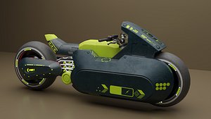 Sci-Fi bike new concept 3 3D model
