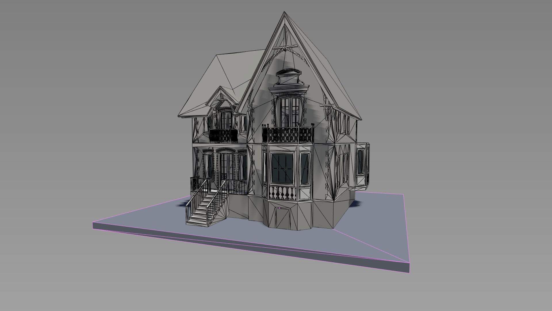 3D Victorian House Manor Insides - TurboSquid 1435424