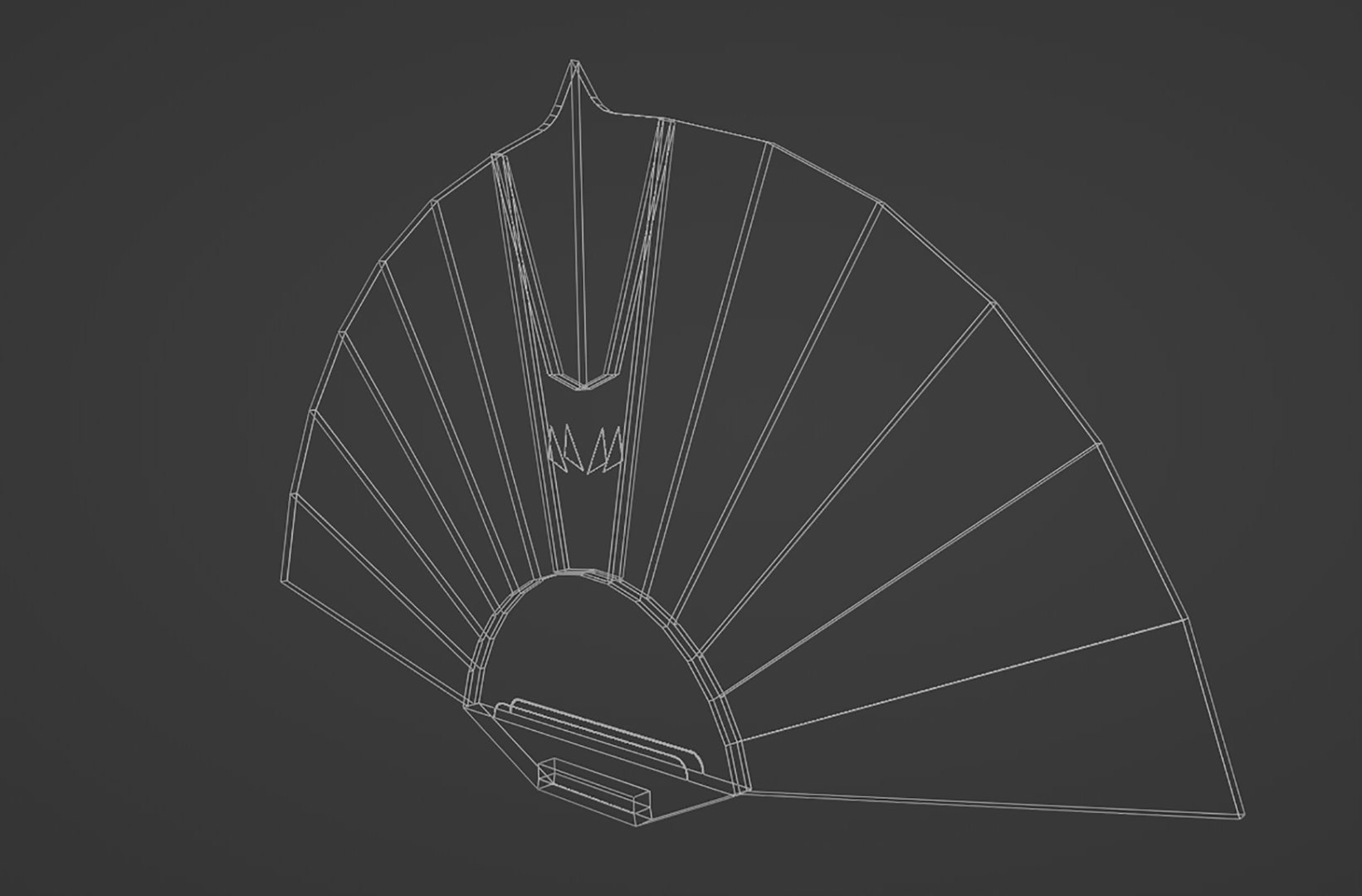 Low Poly Weapon Fan Fantasy 3D Model - TurboSquid 2260656