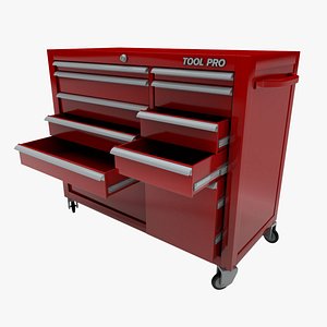 3d model mechanics tool chest