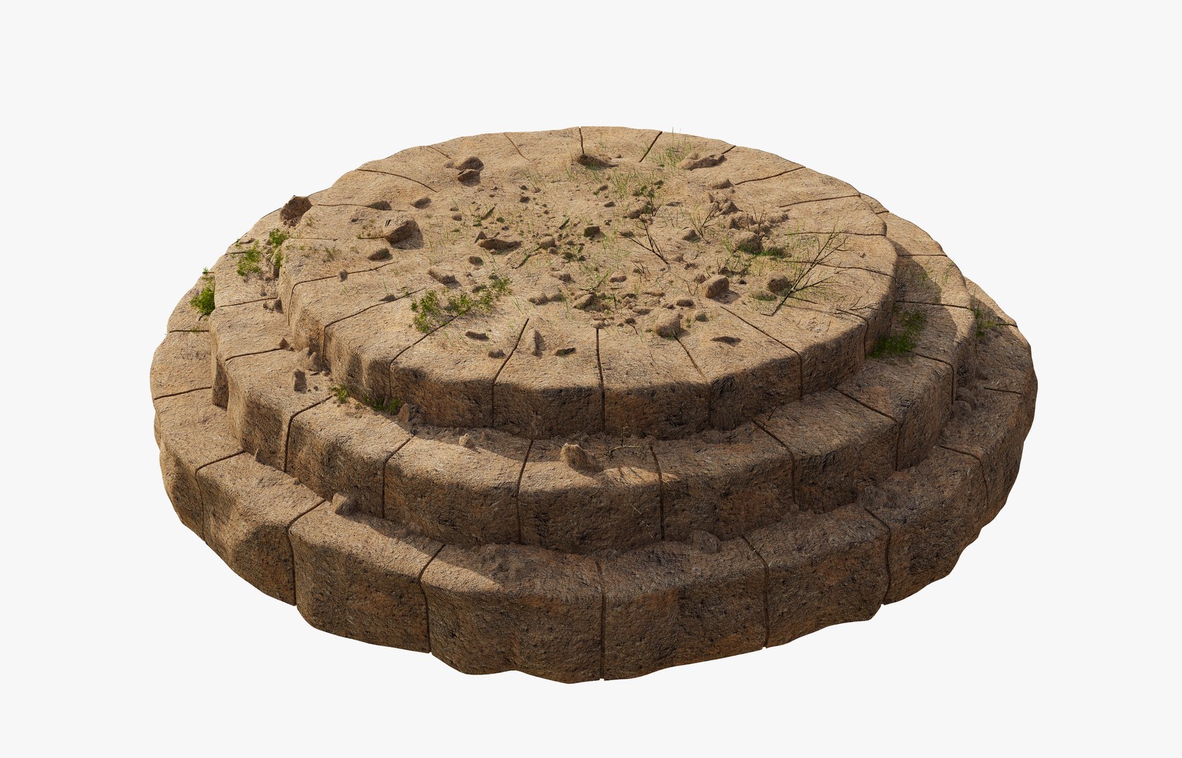 3D Acient Stone Platform - TurboSquid 1924965