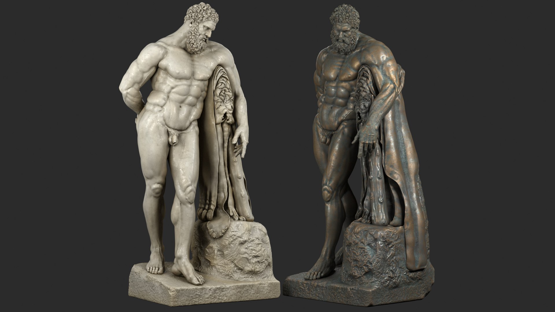 3D Hercules Farnese - TurboSquid 1338368