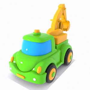 excavator truck 3d model