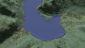 Hallstatt Austria - city and urban 3D model