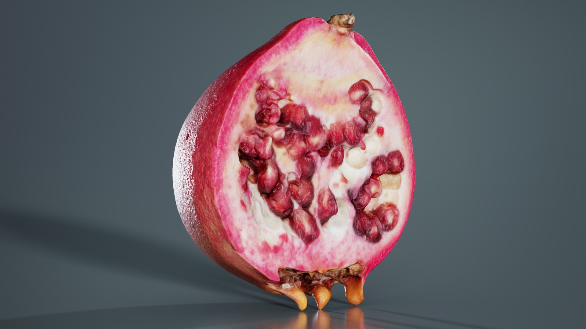 3D Pomegranate Half 1 Remastered model https://p.turbosquid.com/ts-thumb/SY/mRqQEv/Ut/pomegranate_half_1_07/jpg/1740356384/1920x1080/fit_q87/94faeb2cf4f051cdcc619cd9c7dcdfb020028c9f/pomegranate_half_1_07.jpg