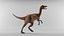 realistic gallimimus rigged 3D model