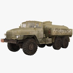 Russian Army Tanker Truck Ural 4320
