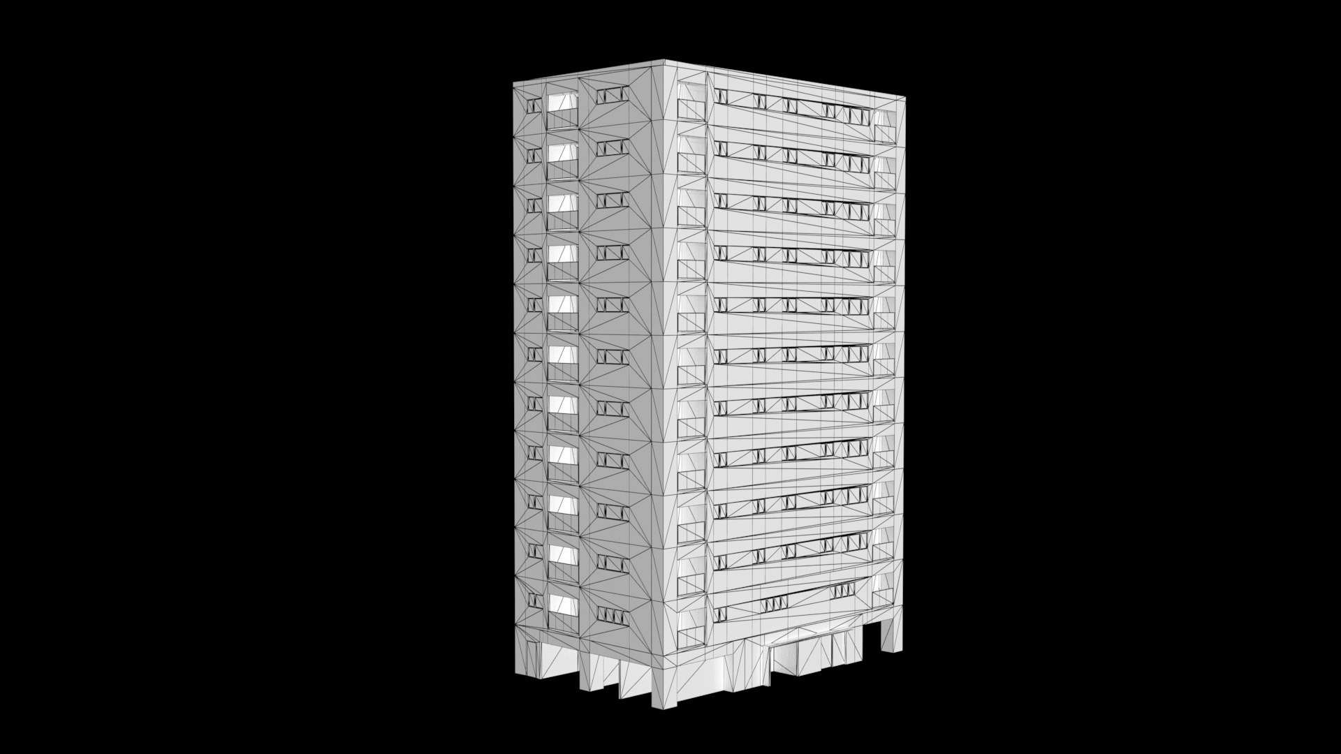 Apartment Building 3D - TurboSquid 1839598