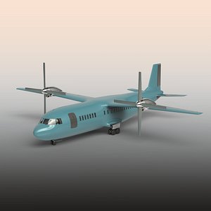 3D plane modeled model