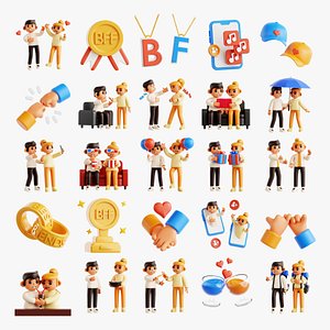 Best Friend 3D Collection 3D model