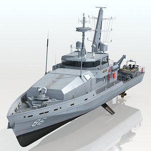 3D HMAS Albany P86 Patrol Boat