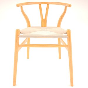 wishbone chair 3D model