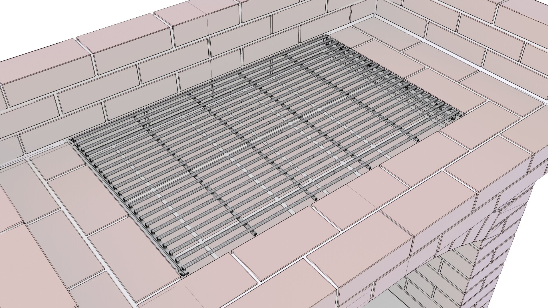 3D Model Masonry Brick Grill 14 - TurboSquid 1999070
