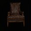wingback armchair