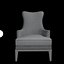 wingback armchair