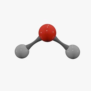 3D Water Molecule model