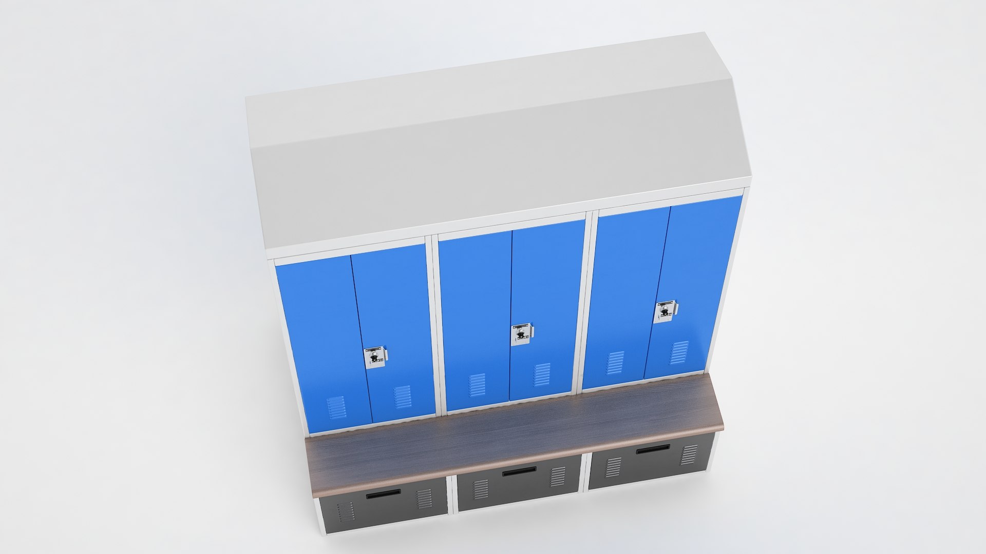 Personal Storage Lockers 3D Model - TurboSquid 1463154