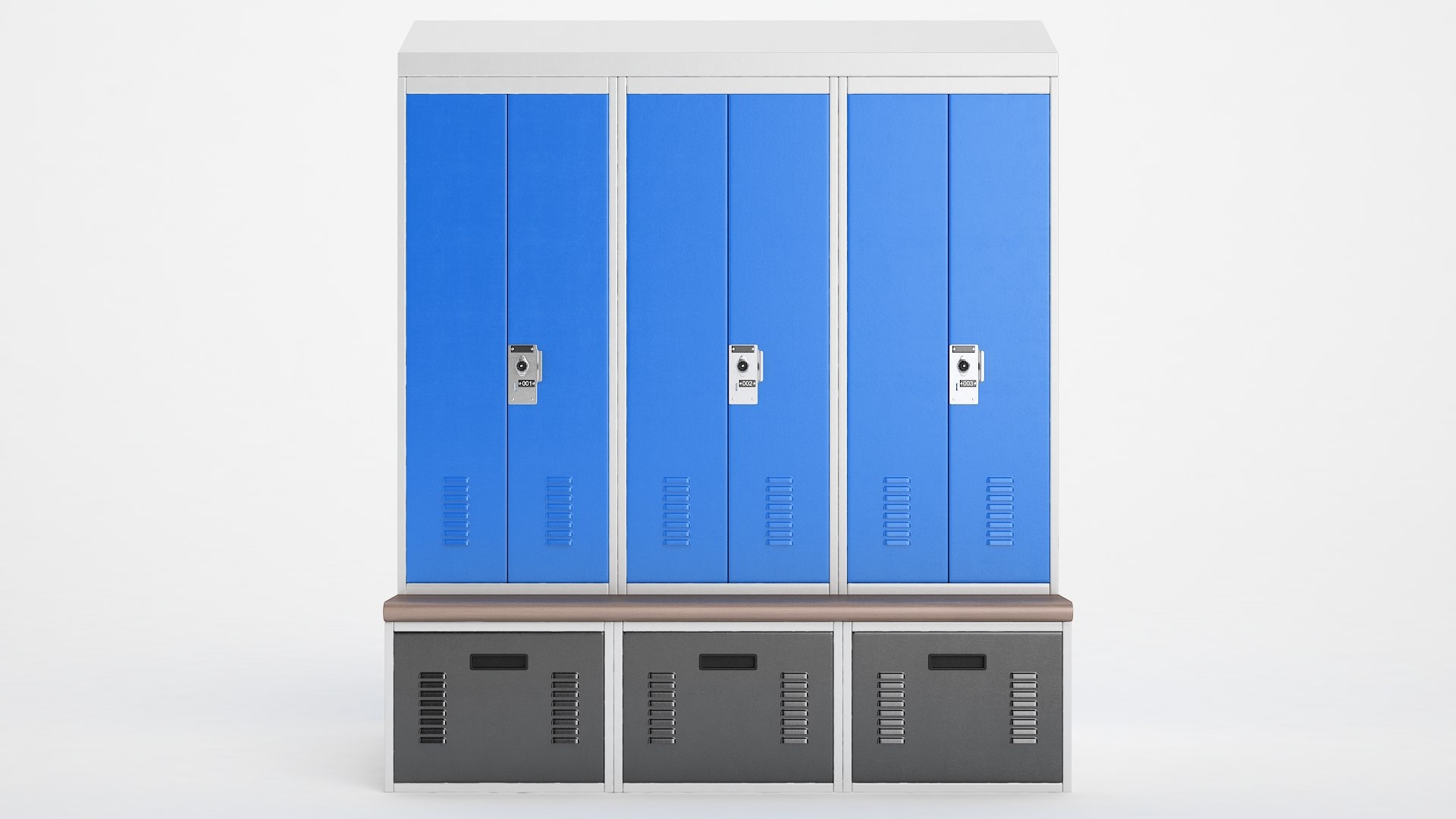 Personal Storage Lockers 3D Model - TurboSquid 1463154