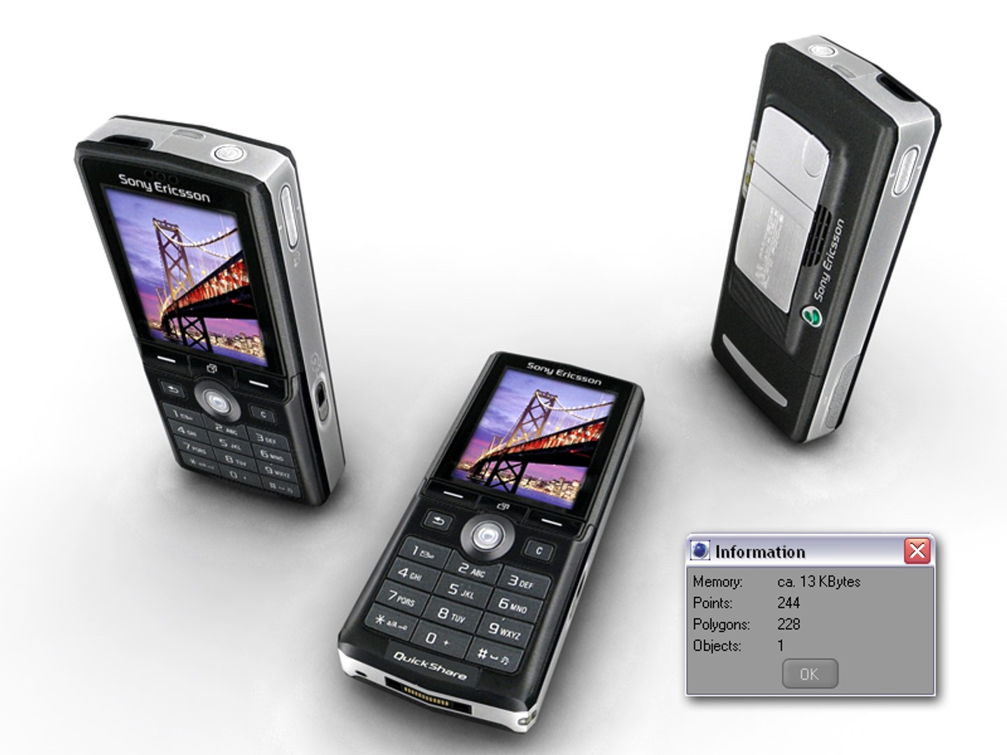 Celular Sony Ericsson W880 Modelo 3D - TurboSquid 355225