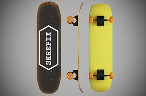 3D Skateboard