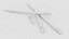 Rigged Pencil Makieta z teksturami PBR