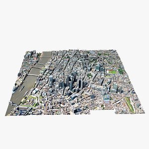 london maps 3D model