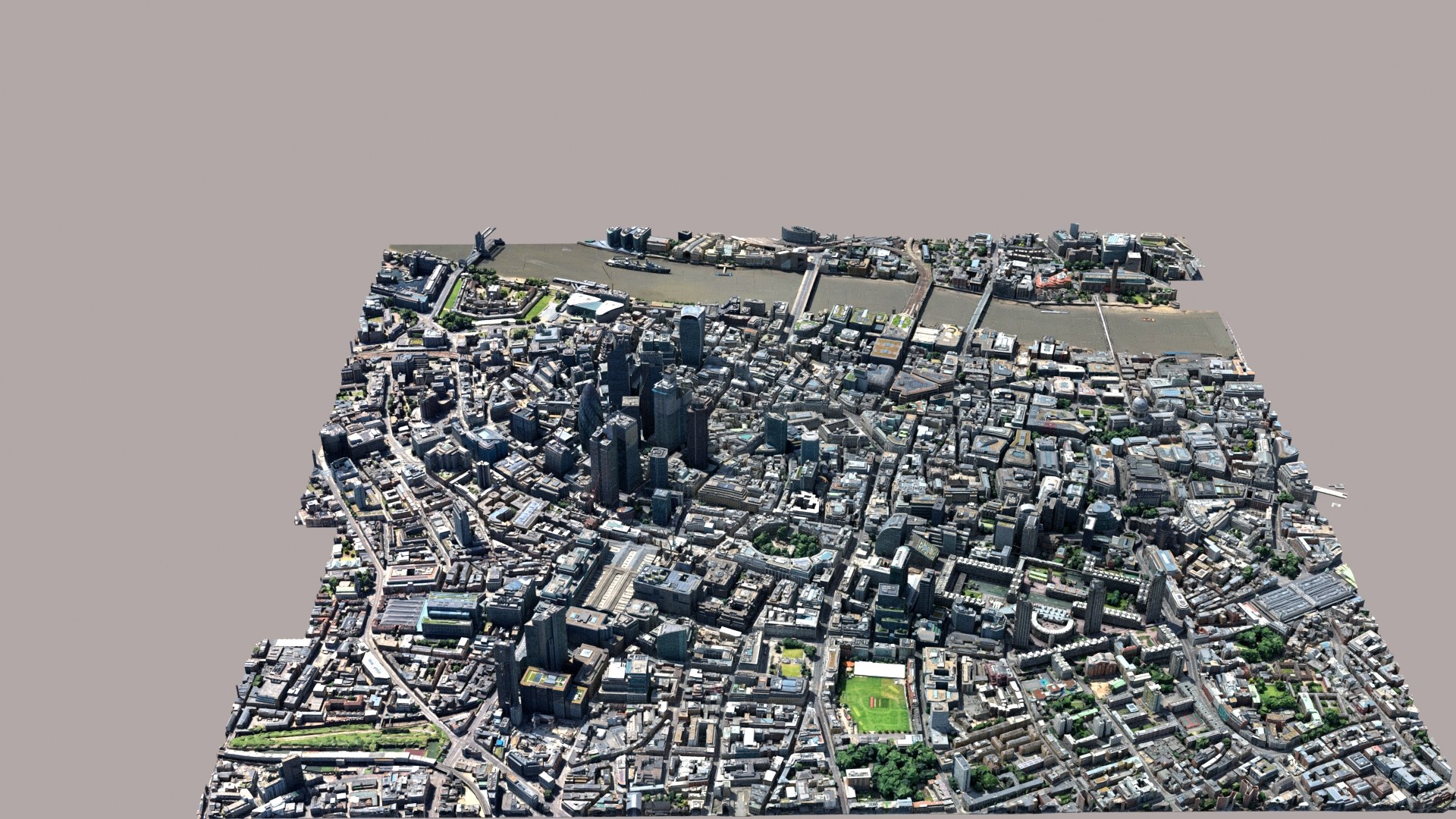 London Maps 3D Model TurboSquid 1636476