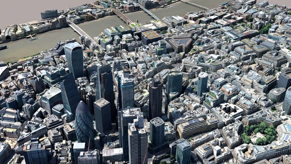 London Maps 3D Model - TurboSquid 1636476