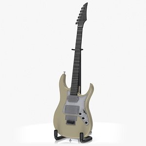 Electric Guitar with Stand V4