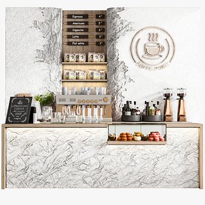 Cafe design project with stone countertops Sweets
