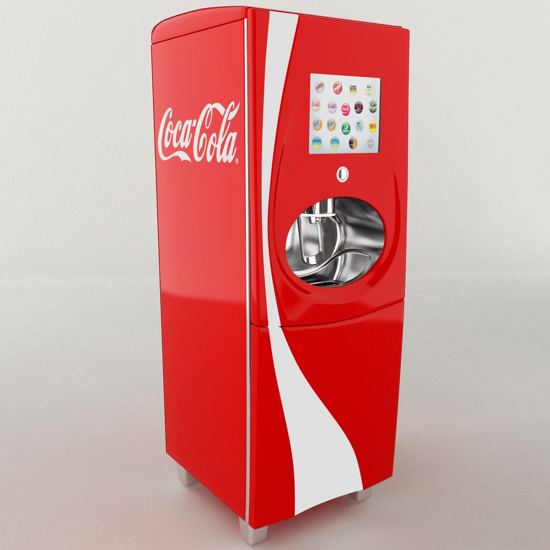 3d Model Coca Cola Freestyle