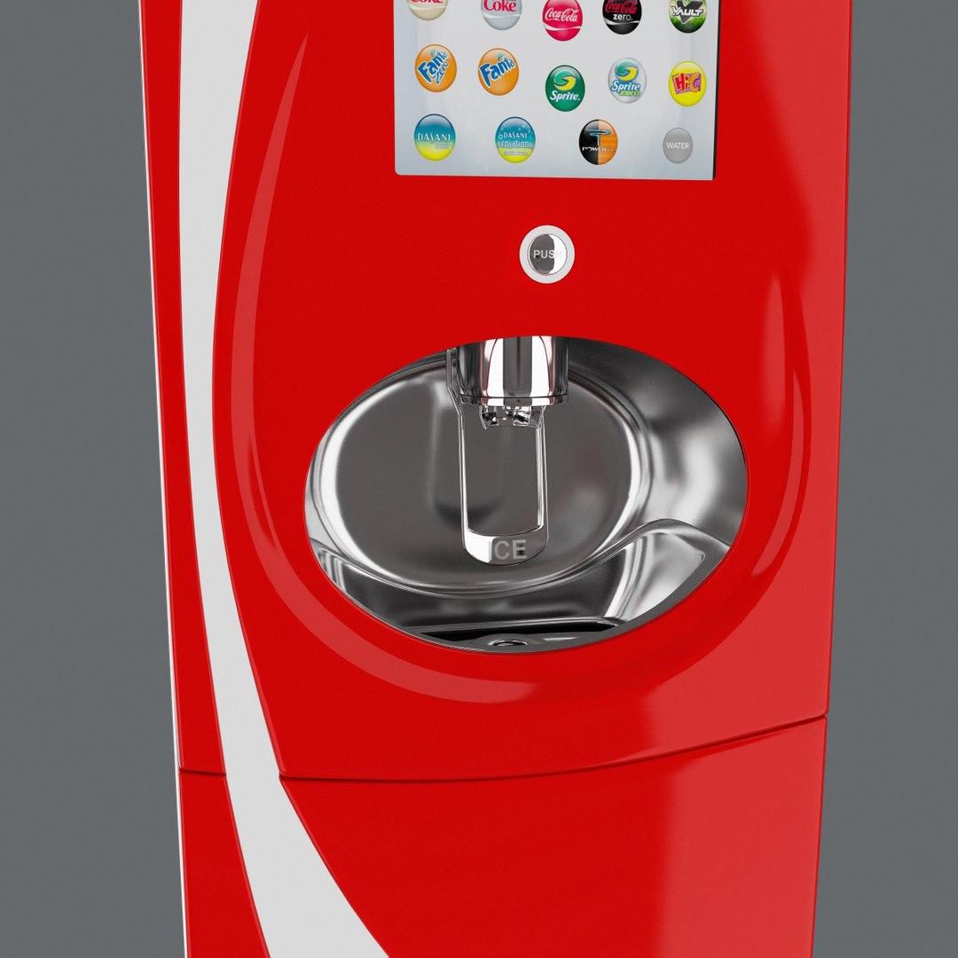 3d Model Coca Cola Freestyle