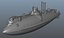 steampunk steam submarine 3d model