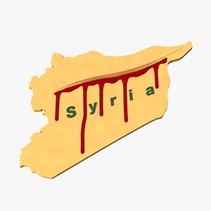 3d model symbolic bleeding syria