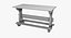 Old Blue Country Sweden Style Dining Table