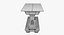 Old Blue Country Sweden Style Dining Table