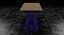 Old Blue Country Sweden Style Dining Table