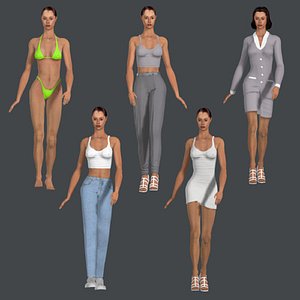 human woman female 3ds