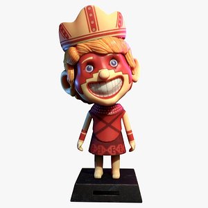 Chancay Girl Bobblehead 3D model